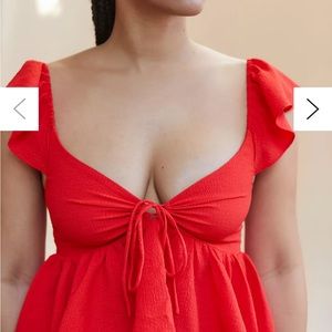 urban outfitters sierra key hole babydoll top